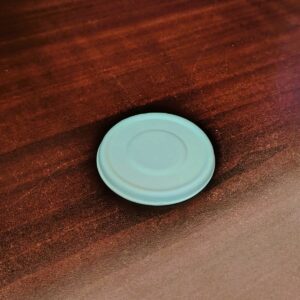 Tapa de fibra de caña de azúcar para vaso soufflé de 2 onzas